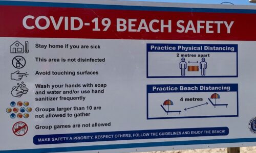 beach sign